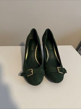 Ralph Lauren Suede Heels